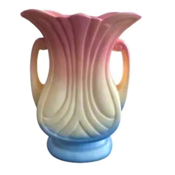 Hull Aura Tulip Shaped Vase. Vintage. Collectible. Made In USA. Ombre. - Picture 5 of 5